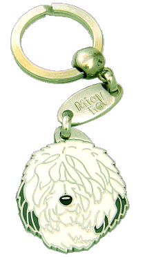 OLD ENGLISH SHEEPDOG - pet ID tag, dog ID tags, pet tags, personalized pet tags MjavHov - engraved pet tags online